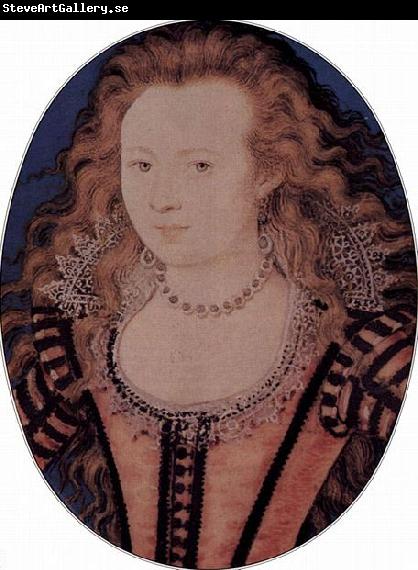 Nicholas Hilliard Elizabeth, Queen of Bohemia, daughter of James I